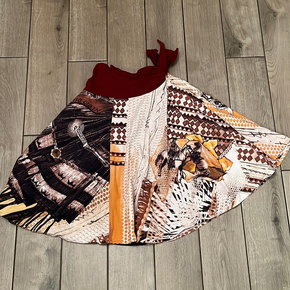 Vtg Save the Queen Skirt